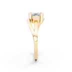 Elegant Oval Statement Lab Grown Diamond Ring in 10, 14 & 18KT Gold by LJ