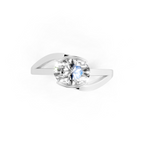 Elegant Oval Statement Lab Grown Diamond Ring in 10, 14 & 18KT Gold by LJ