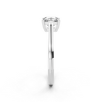 Minimalist Princess-Cut Lab Grown Diamond Statement Ring for Her