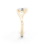 Modern Everyday-Luxury Solitaire Lab Grown Diamond Ring for Girlfriend