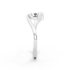 Modern Everyday-Luxury Solitaire Lab Grown Diamond Ring for Girlfriend