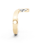 Luxury Marquise Cut Ring in Gold with Contemporary Open Design