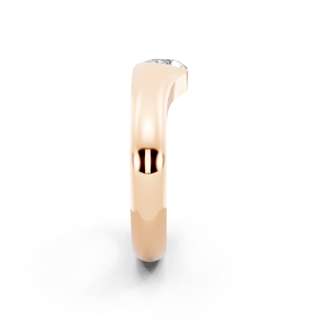 Luxury Pear Cut Lab Grown Stone Ring in Yellow Gold for Everyday Elegance