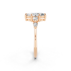 Romantic Bloom Style Marquise Lab Grown Diamond Ring for Everyday Luxury