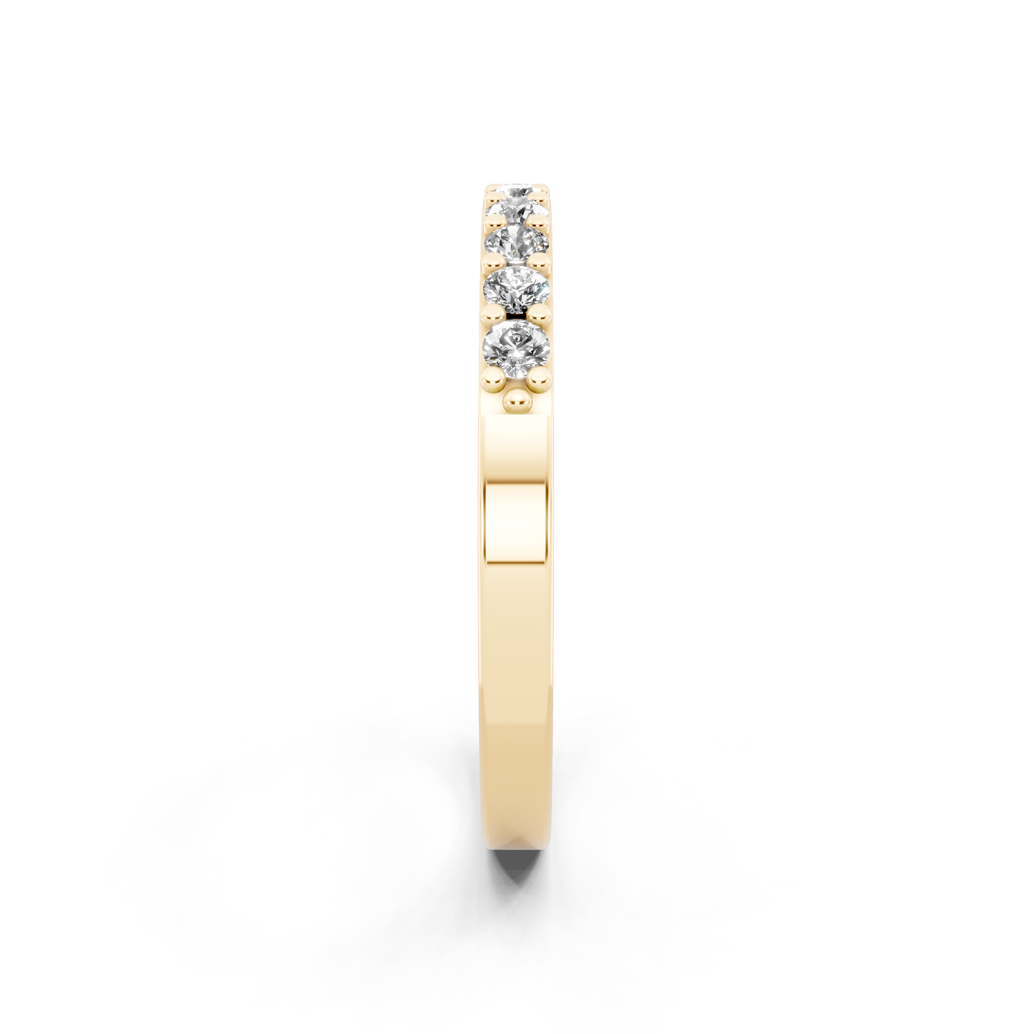 Simple Round Lab Grown Diamond Ring For Birthday Gift