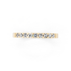 Simple Round Lab Grown Diamond Ring For Birthday Gift