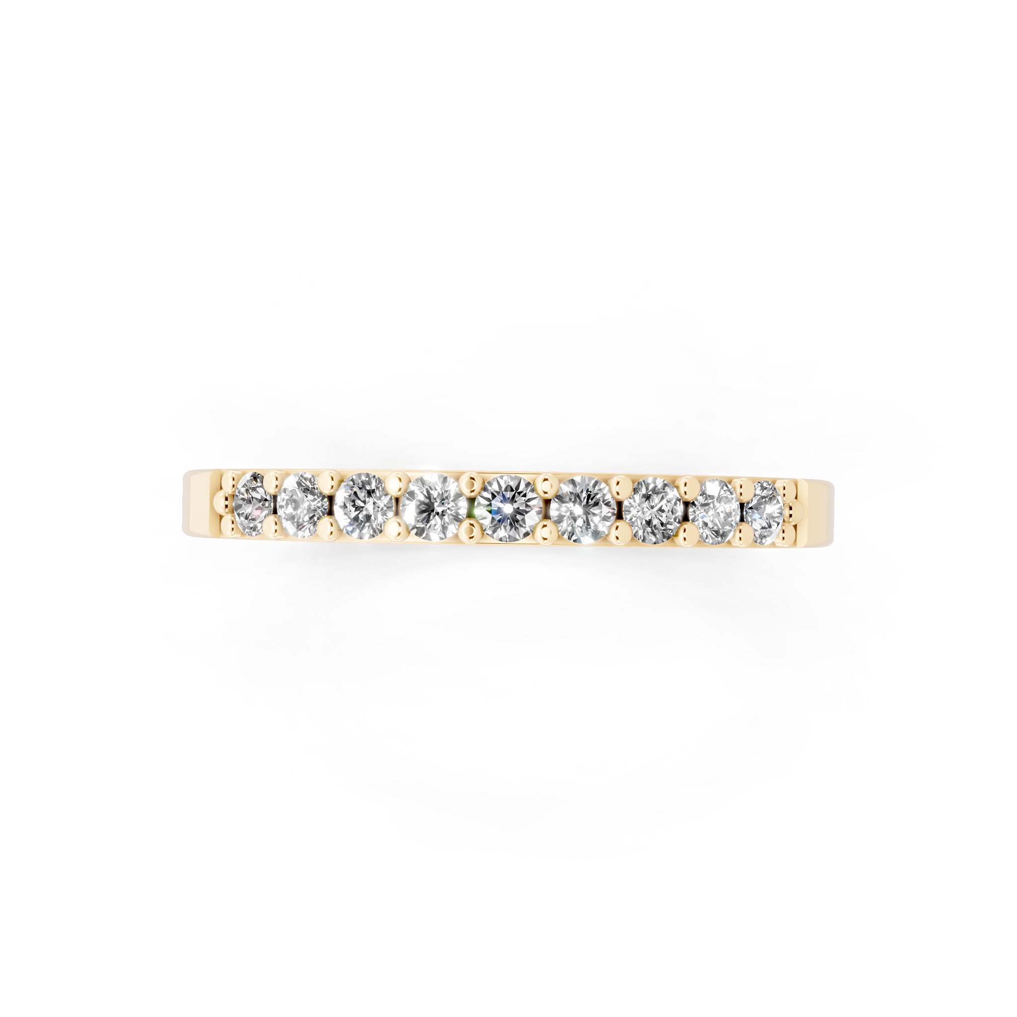 Simple Round Lab Grown Diamond Ring For Birthday Gift