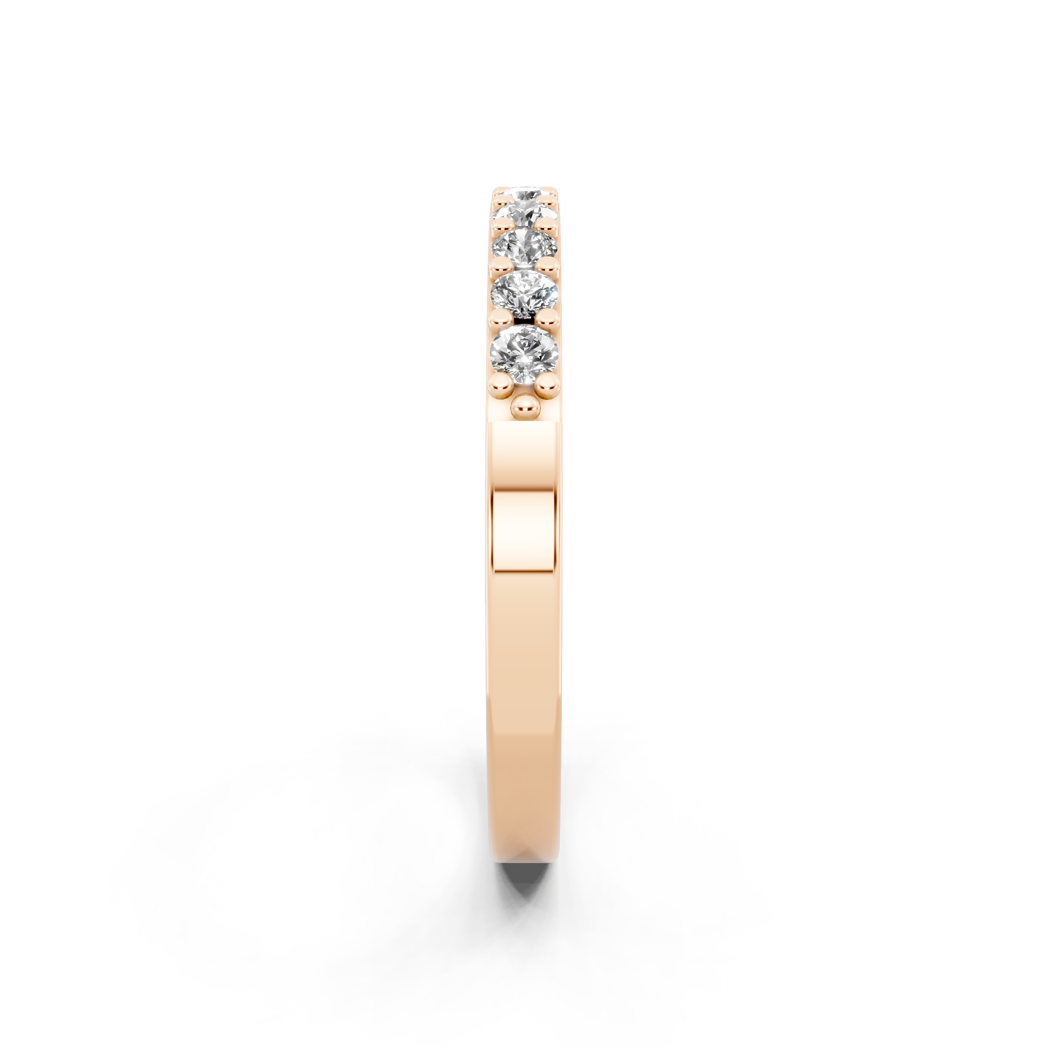 Simple Round Lab Grown Diamond Ring For Birthday Gift