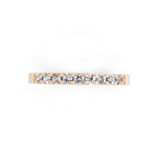 Simple Round Lab Grown Diamond Ring For Birthday Gift