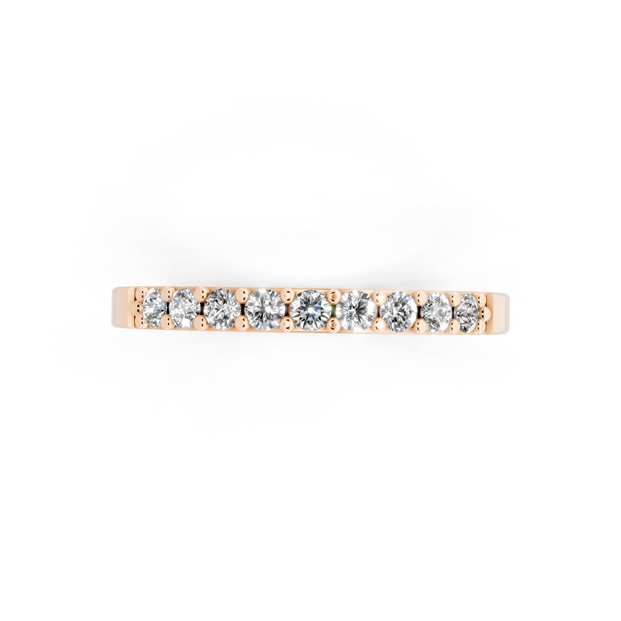 Simple Round Lab Grown Diamond Ring For Birthday Gift