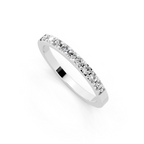 Simple Round Lab Grown Diamond Ring For Birthday Gift