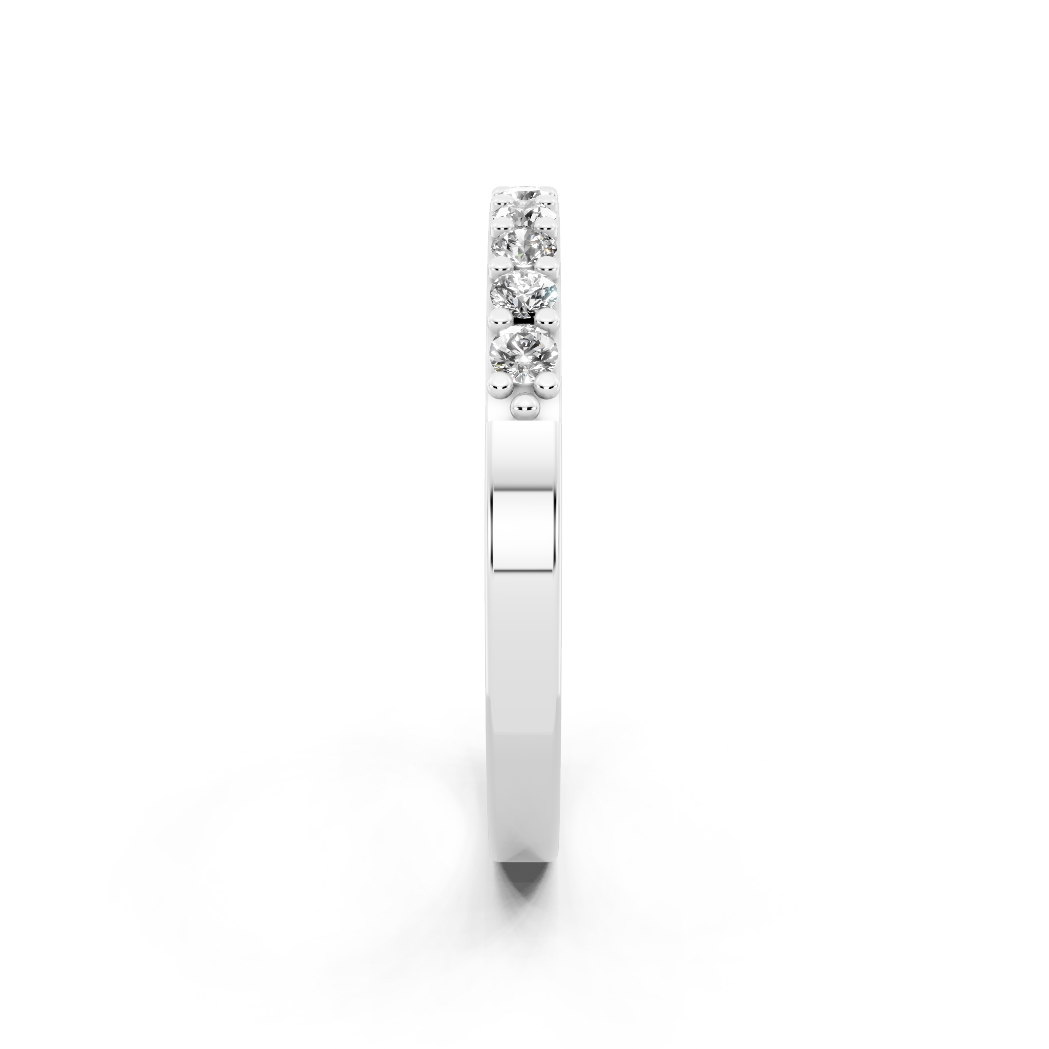 Simple Round Lab Grown Diamond Ring For Birthday Gift