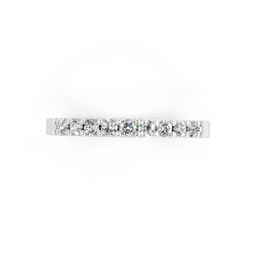 Simple Round Lab Grown Diamond Ring For Birthday Gift