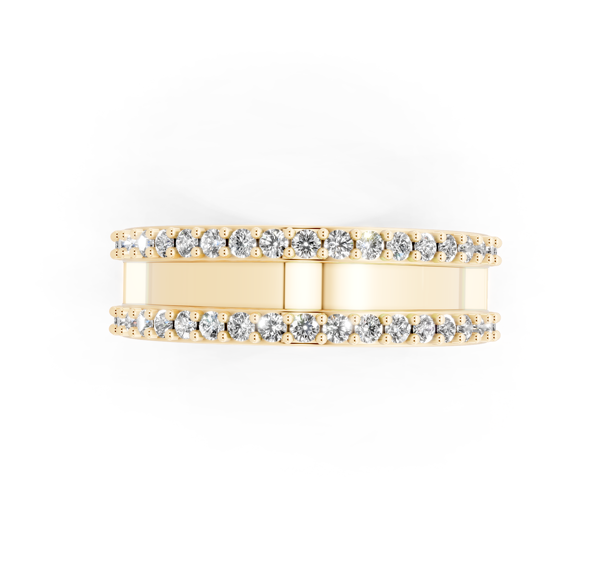 Contemporary Lab Grown Diamond Crossover Band Ring for Her