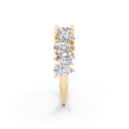 Celestia Pear Cut Crown Lab Grown Diamond Wedding Ring for Women