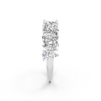 Celestia Pear Cut Crown Lab Grown Diamond Wedding Ring for Women