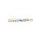 Luxury Sculpted Lab Grown Diamond Band Ring