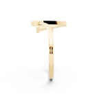 Luxury Style Alphabet A Ring with Brilliant Round Cut Lab Grown Accents for Everyday Wear