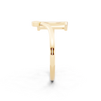 Aureve Crossover Arc Lab Grown Diamond Ring for Women