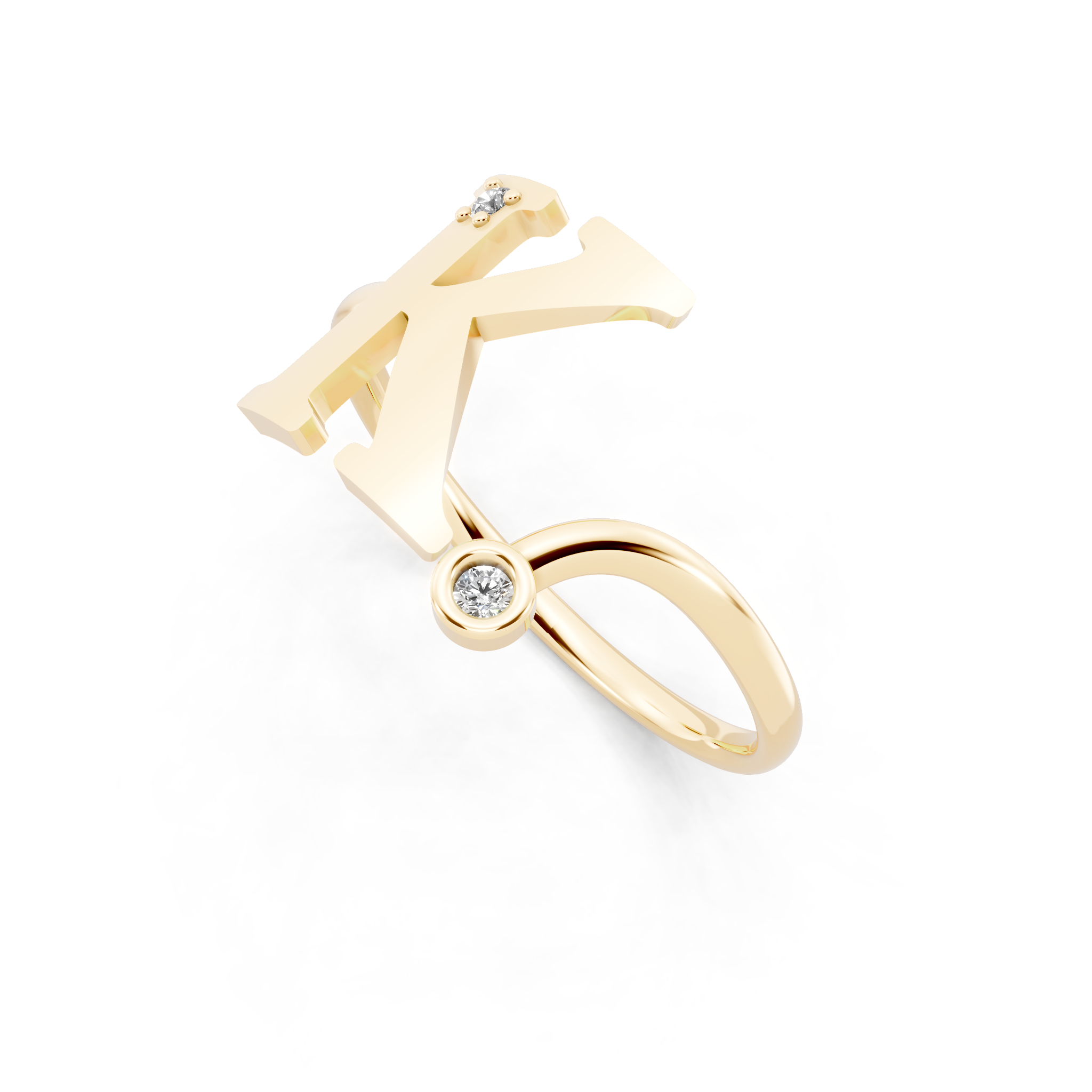Luxury Chevron-Inspired Statement Lab Grown Diamond Ring for Women