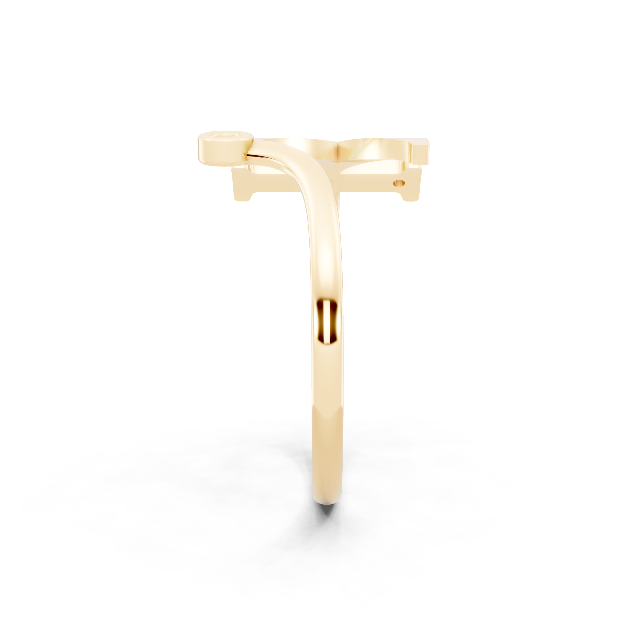 Luxury Chevron-Inspired Statement Lab Grown Diamond Ring for Women