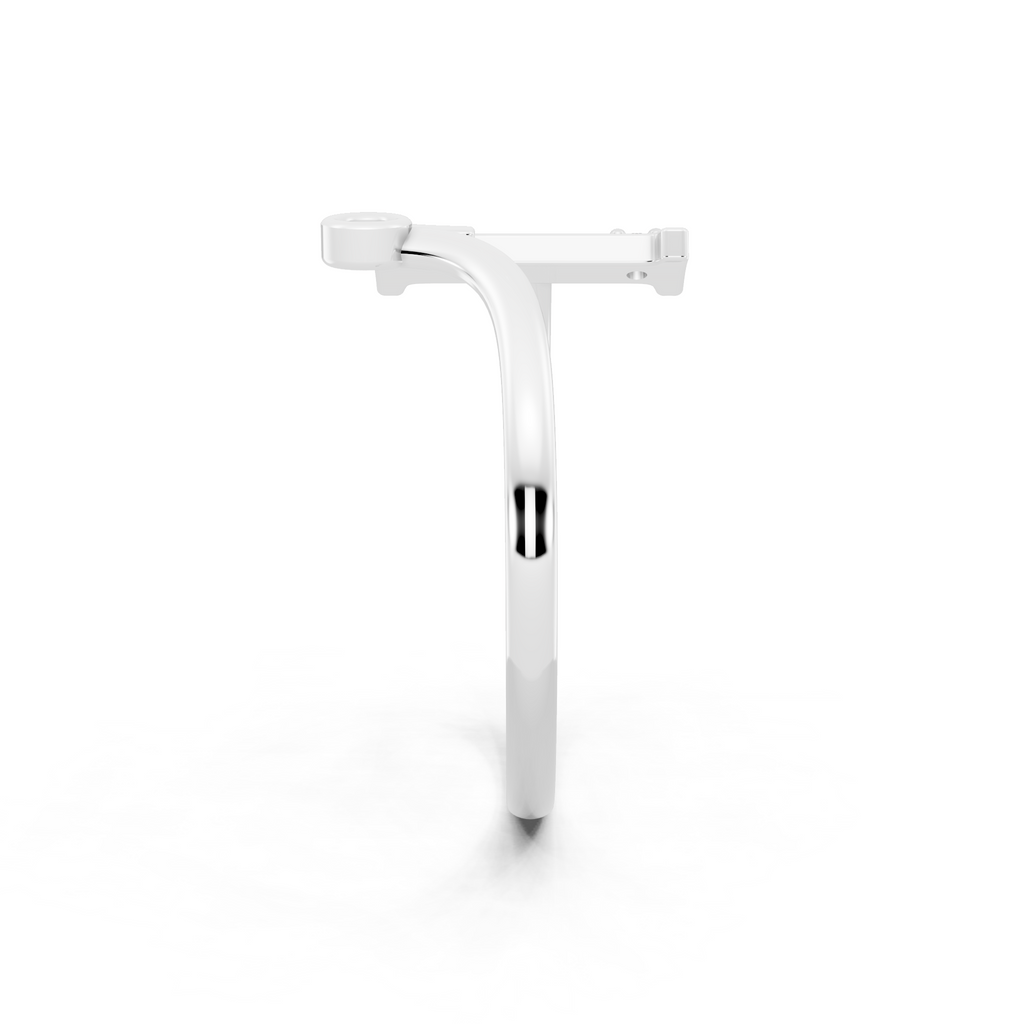 Simple 'L' Letter Lab Created Diamond Anniversary Ring for Wifey