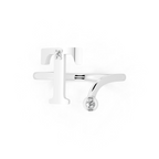 Contemporary Initial Sculptural T Open Ring for Special Moments