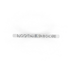 Delicate Brilliant Round Stone Lab Grown Diamond Half-Eternity Stacking Band Ring