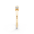 Twin Open Solitaire Lab Grown Diamond Ring