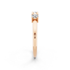 Twin Open Solitaire Lab Grown Diamond Ring