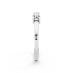Twin Open Solitaire Lab Grown Diamond Ring