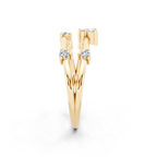 Fancy Butterfly Bloom Open Lab Grown Diamond Anniversary Ring By Lume Jewels