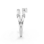 Fancy Butterfly Bloom Open Lab Grown Diamond Anniversary Ring By Lume Jewels