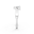 Premium Butterfly Statement Ring with Marquise and Round Lab Created Diamond