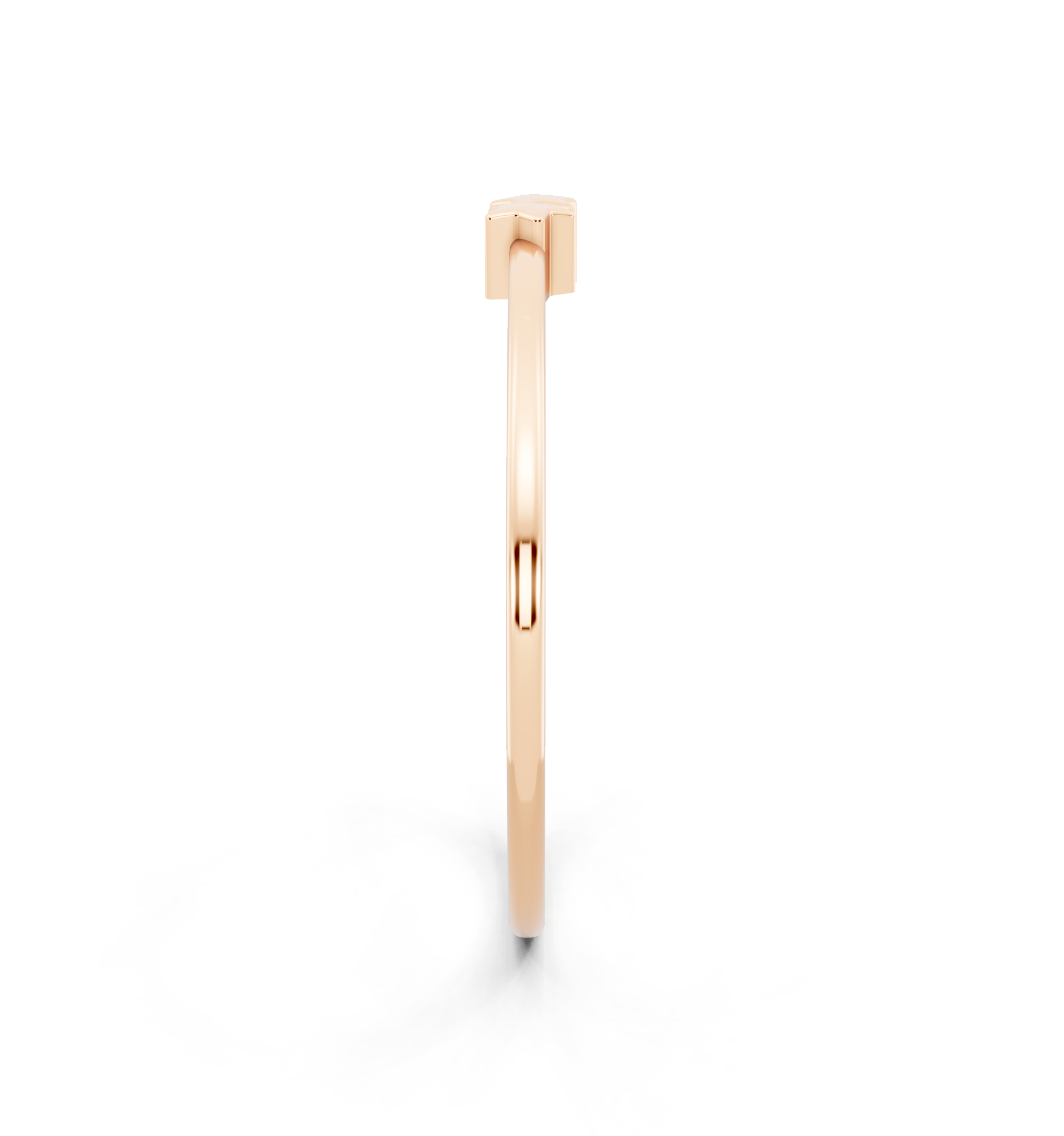 Minimal Celestial Double Star Band Ring in Yellow, White, Rose Gold by LJ