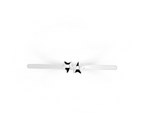 Minimal Celestial Double Star Band Ring in Yellow, White, Rose Gold by LJ