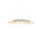 Minimal Arc Lab Grown Diamond Band Ring