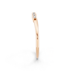 Minimal Arc Lab Grown Diamond Band Ring