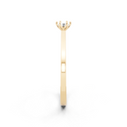Minimal Round Brilliant Lab Grown Diamond Solitaire Ring