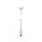 Minimal Round Brilliant Lab Grown Diamond Solitaire Ring
