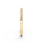 Simple Round Brilliant Lab Grown Diamond Stacking Ring for Girlfriend
