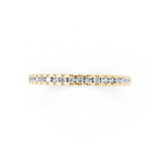 Simple Round Brilliant Lab Grown Diamond Stacking Ring for Girlfriend