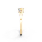 Elegant Interlace Brilliant Lab Grown Diamond Statement Ring in White, Yellow & Rose Gold Tone