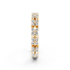 Aurielle Round Cut Lab Grown Diamond Eternity Wedding Band Ring for Women