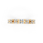 Aurielle Round Cut Lab Grown Diamond Eternity Wedding Band Ring for Women