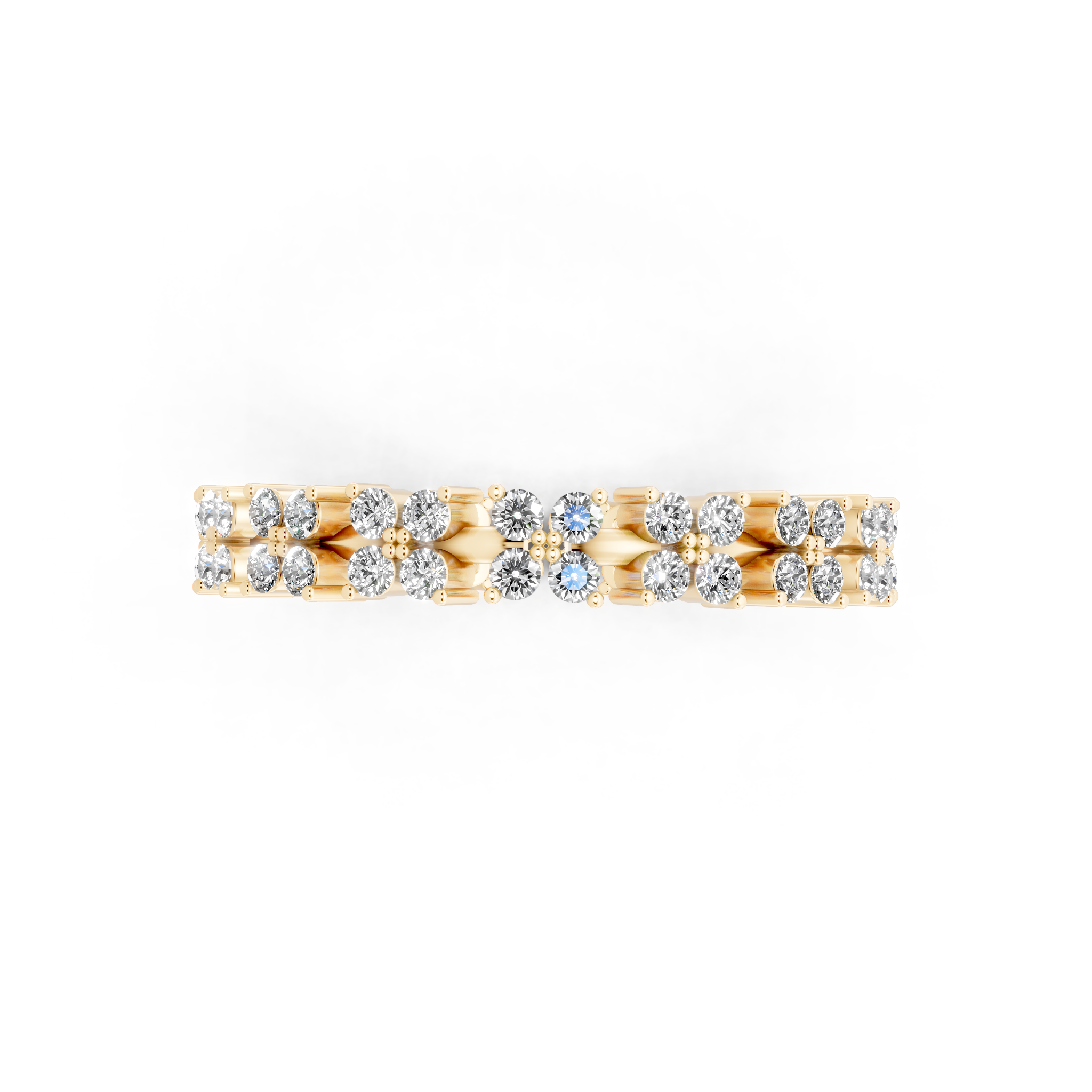 Aurielle Round Cut Lab Grown Diamond Eternity Wedding Band Ring for Women