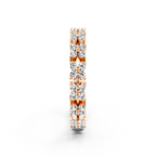 Aurielle Round Cut Lab Grown Diamond Eternity Wedding Band Ring for Women