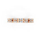 Aurielle Round Cut Lab Grown Diamond Eternity Wedding Band Ring for Women