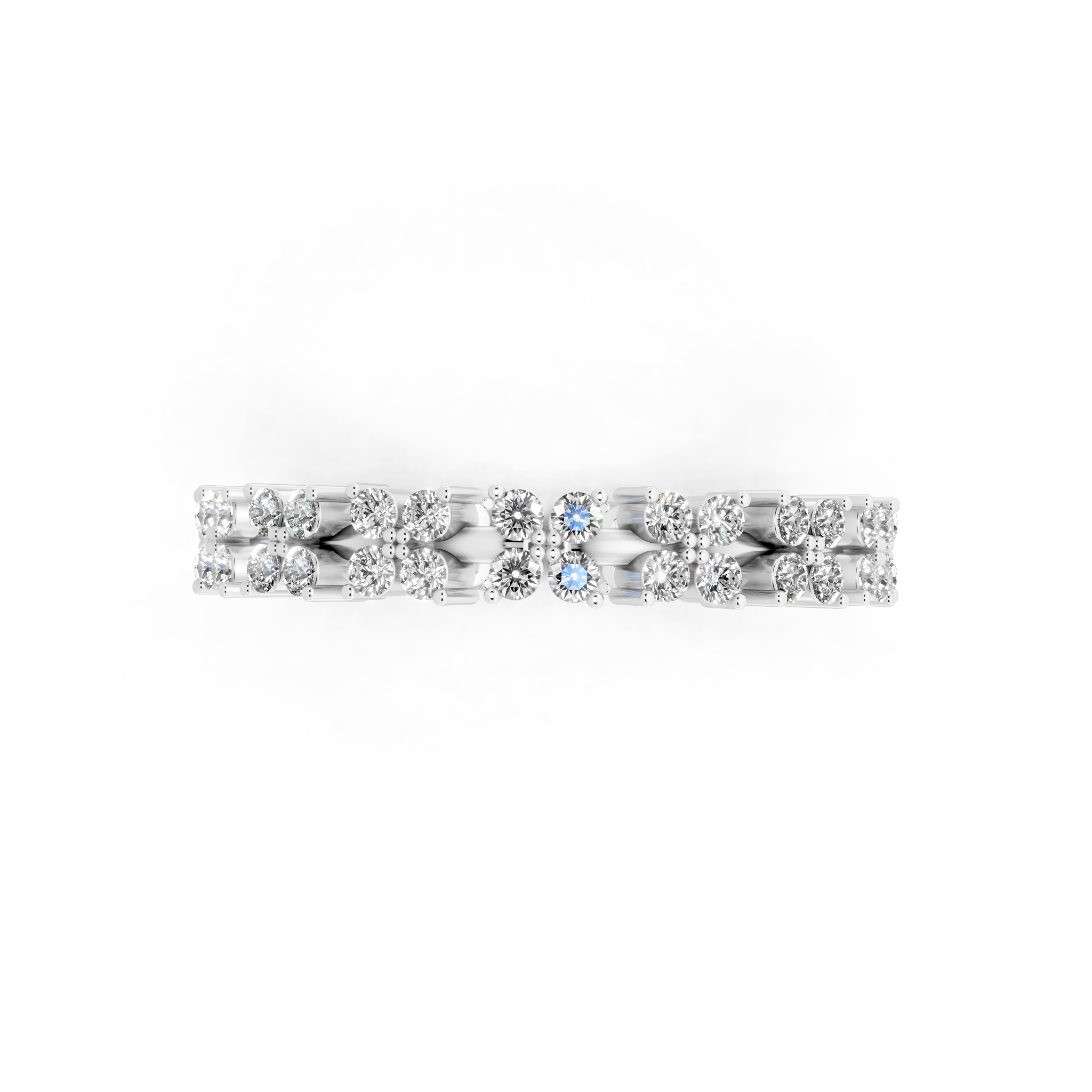Aurielle Round Cut Lab Grown Diamond Eternity Wedding Band Ring for Women