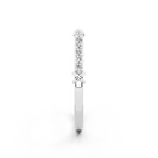 Modern Gold Tone Round Lab Grown Diamond Crossover Ring